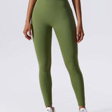 Elastyczne legginsy push up damskie wysoki stan fitness