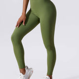 Elastyczne legginsy push up damskie wysoki stan fitness