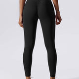 Elastyczne legginsy push up damskie wysoki stan fitness