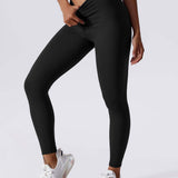 Elastyczne legginsy push up damskie wysoki stan fitness