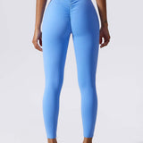 Elastyczne legginsy push up damskie wysoki stan fitness