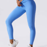 Elastyczne legginsy push up damskie wysoki stan fitness