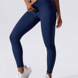 Elastyczne legginsy push up damskie wysoki stan fitness