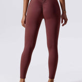 Elastyczne legginsy push up damskie wysoki stan fitness