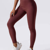 Elastyczne legginsy push up damskie wysoki stan fitness